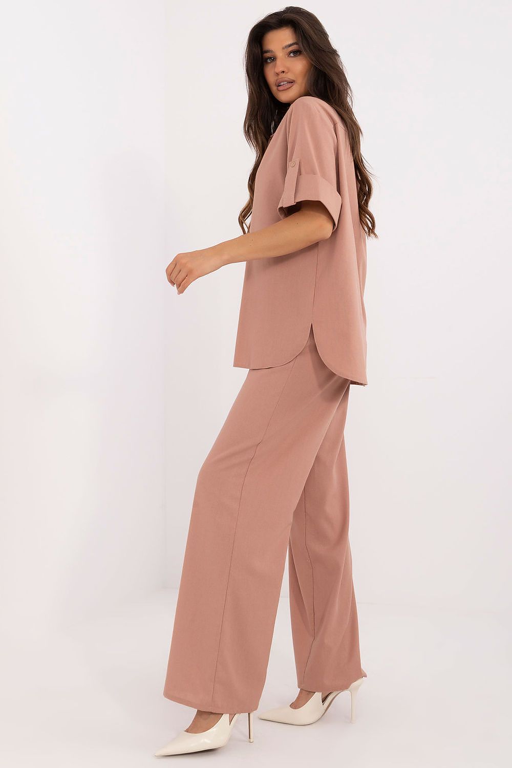 Linnen Comfort Tweedelige Set – Luchtig & Stijlvol