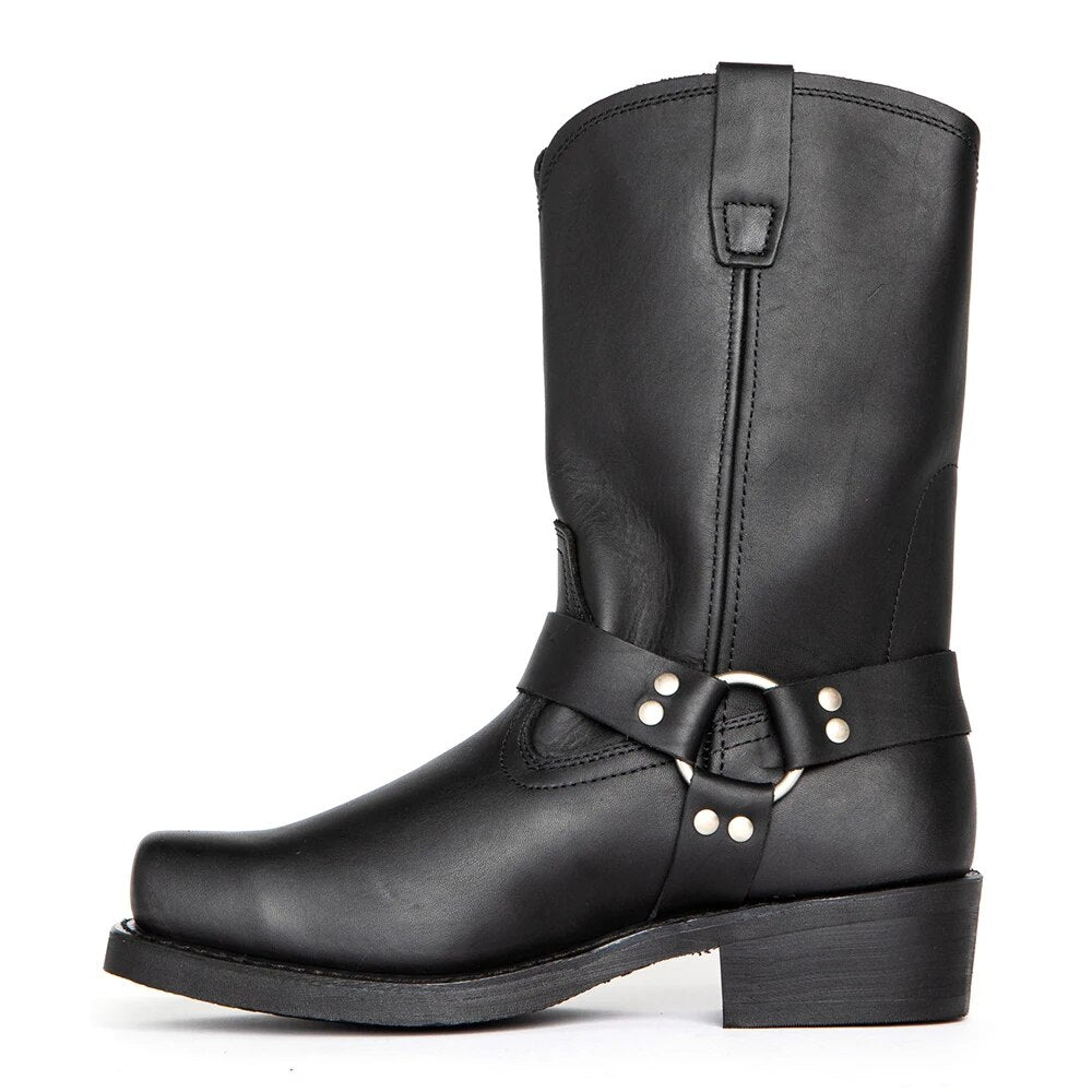 Cowboylaarzen Heren | Leer & Gespband