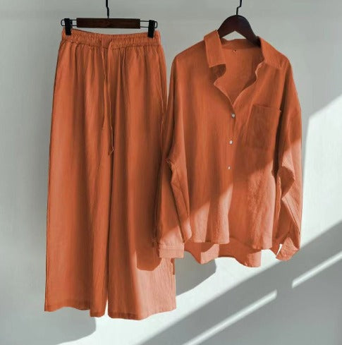 Luchtige Linnen Tweedelige Set – Tijdloos & Comfortabel