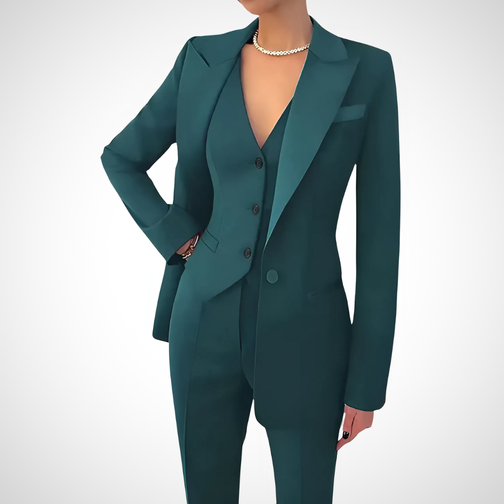 Dames Pak Drie-Delig | Blazer, Gilet en Pantalon