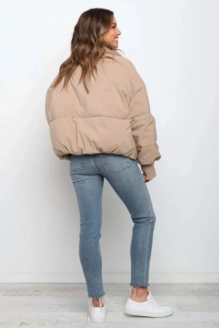 Puffer Jas Dames | Gewatteerd & Kort Model