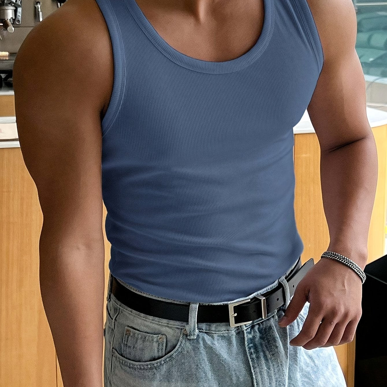 Basic Ribbed Tanktop – Licht & Comfortabel