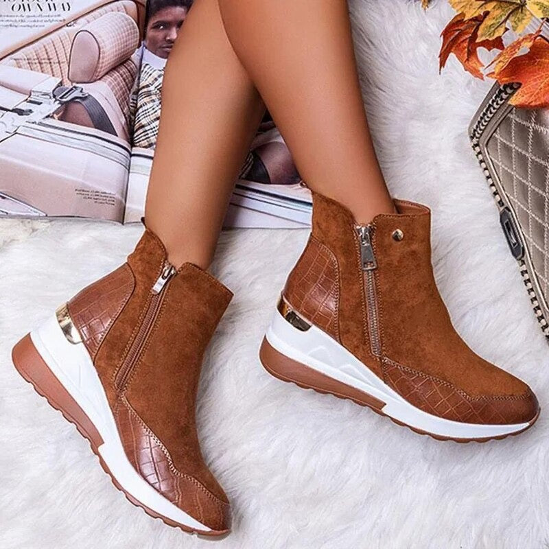 Noémie - Trendy Enkelboots met Luxe Details