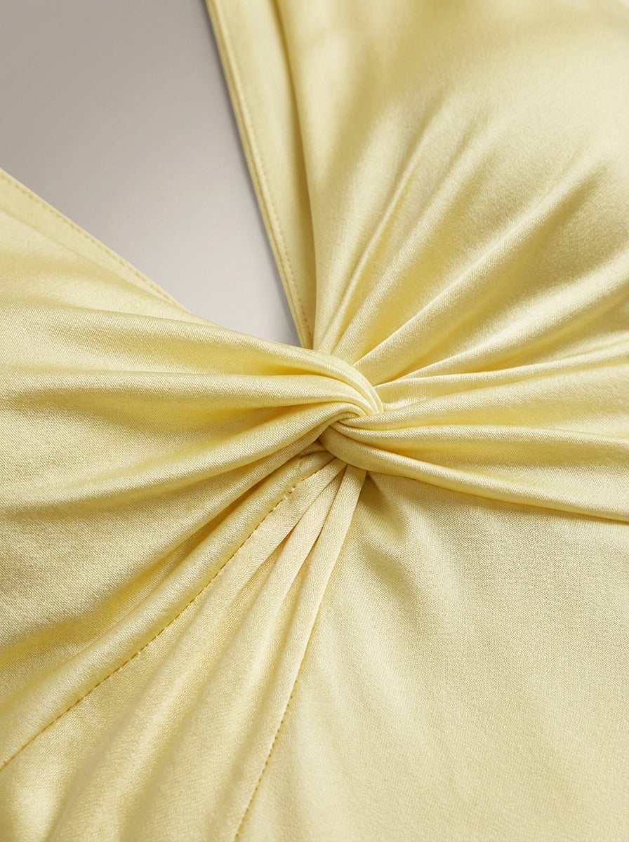 Lange Jurk Dames | Maxi Galajurk met V-hals voor Bruiloft en Feest