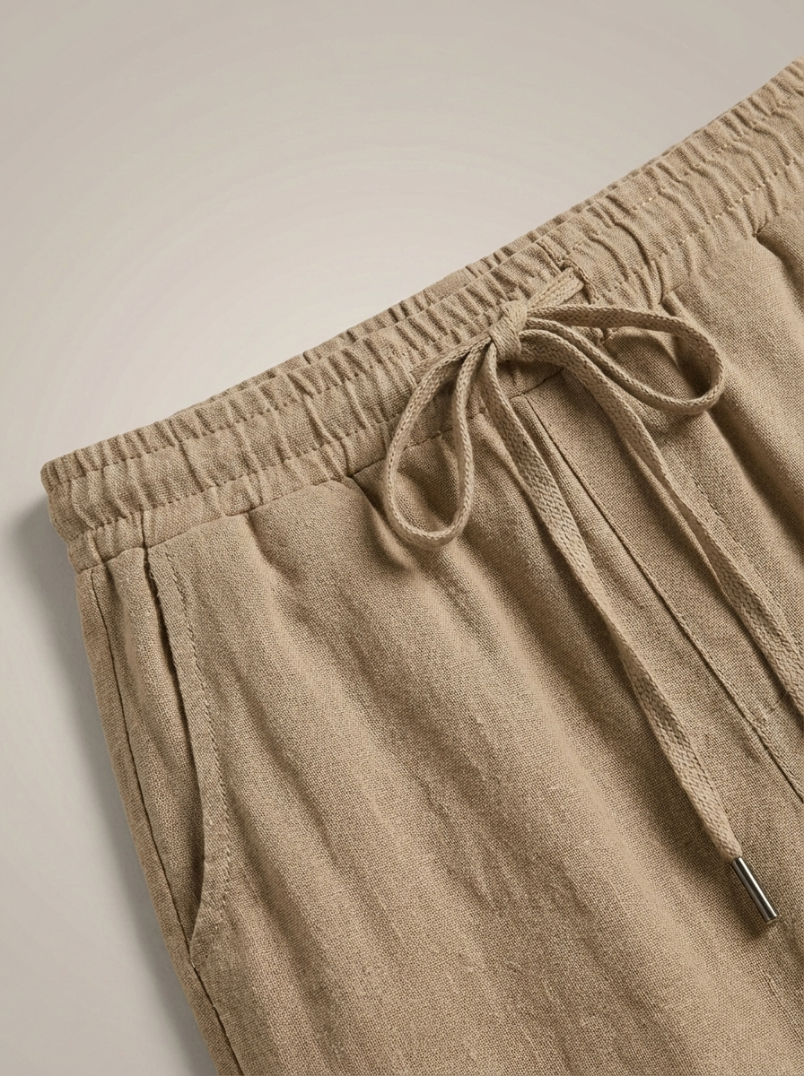 Korte Broek Dames | Capri Model met Trekkoord en Elastische Taille