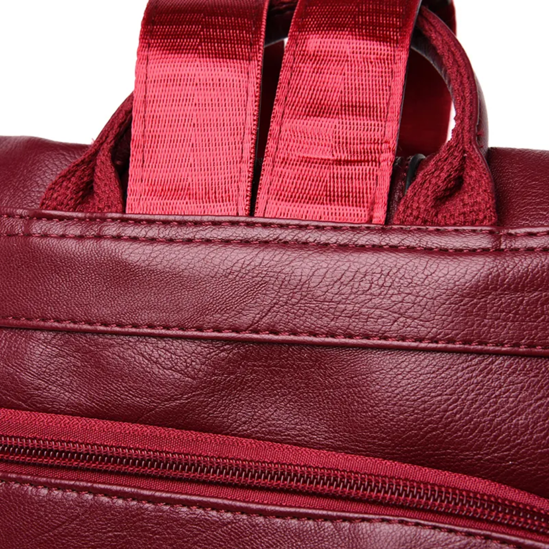 Dames Antidiefstal Rugtas & Schoudertas in Één – PU Leer & Omvormbaar Design
