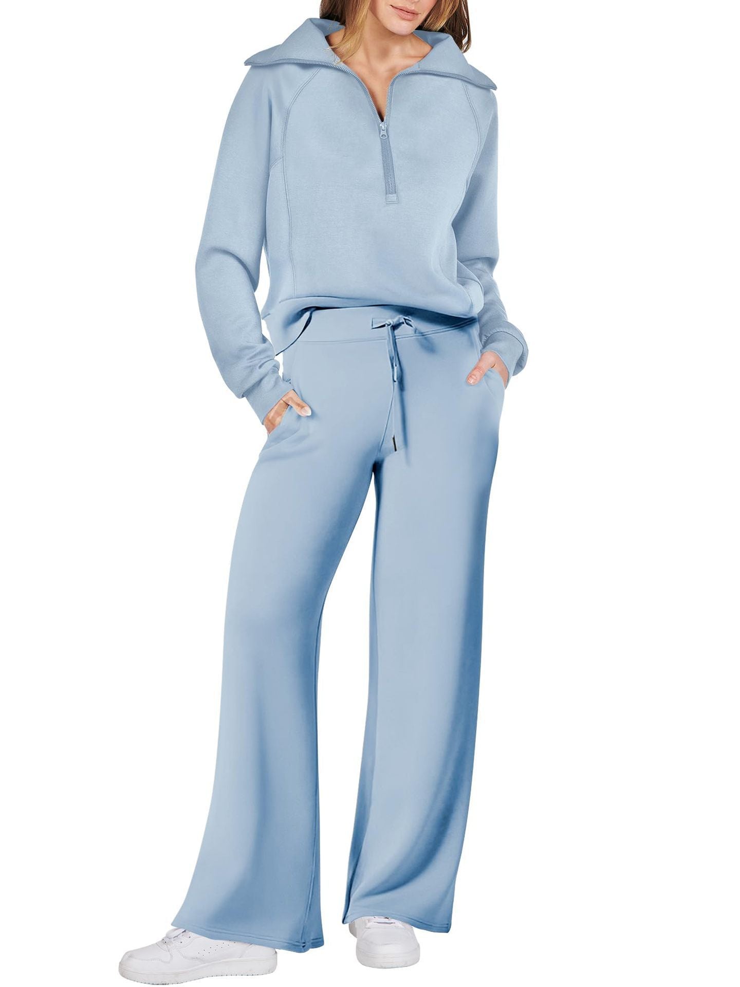 Lunera - Comfortabele Loungewear Set met Ritssluiting