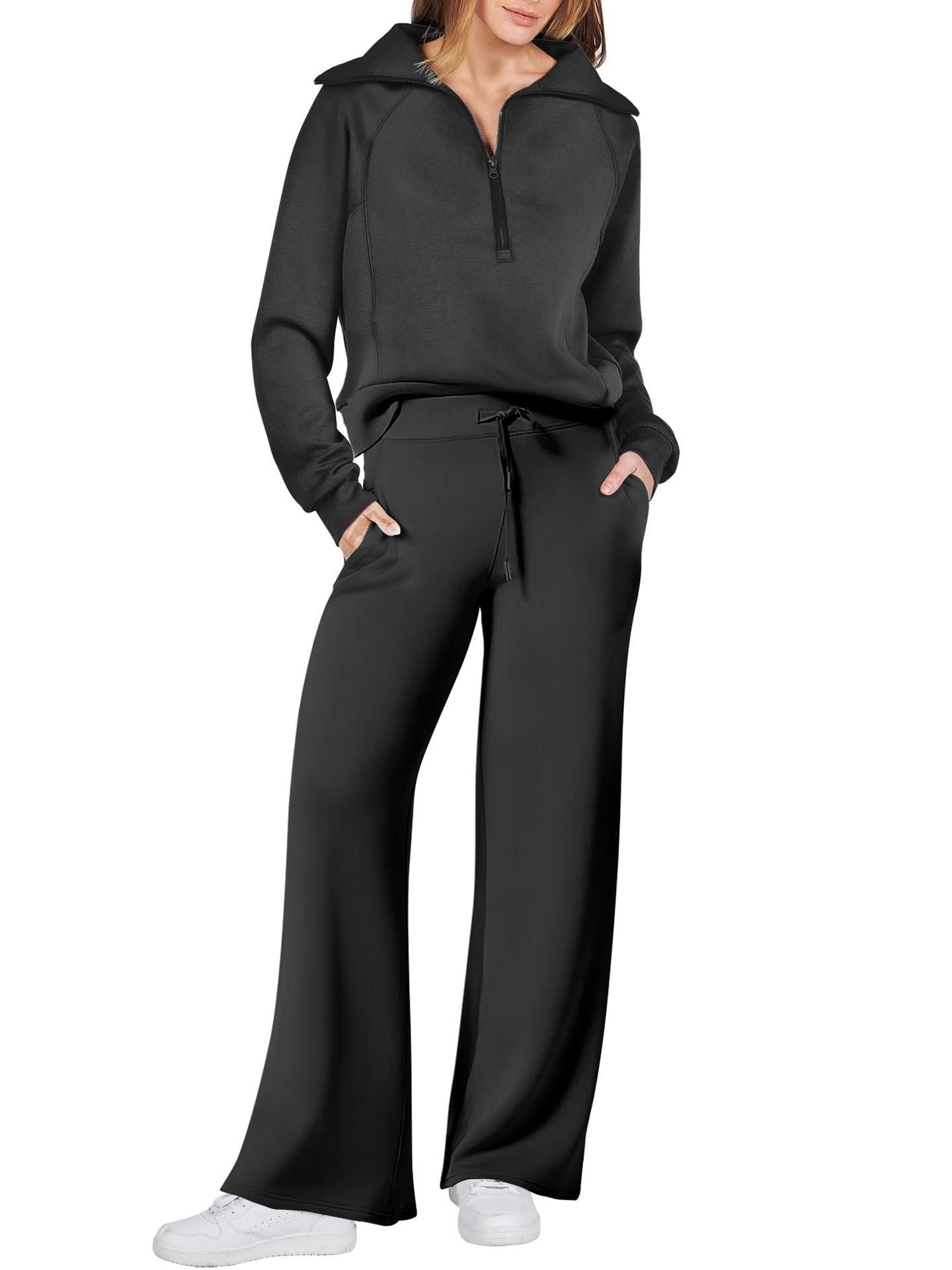 Lunera - Comfortabele Loungewear Set met Ritssluiting