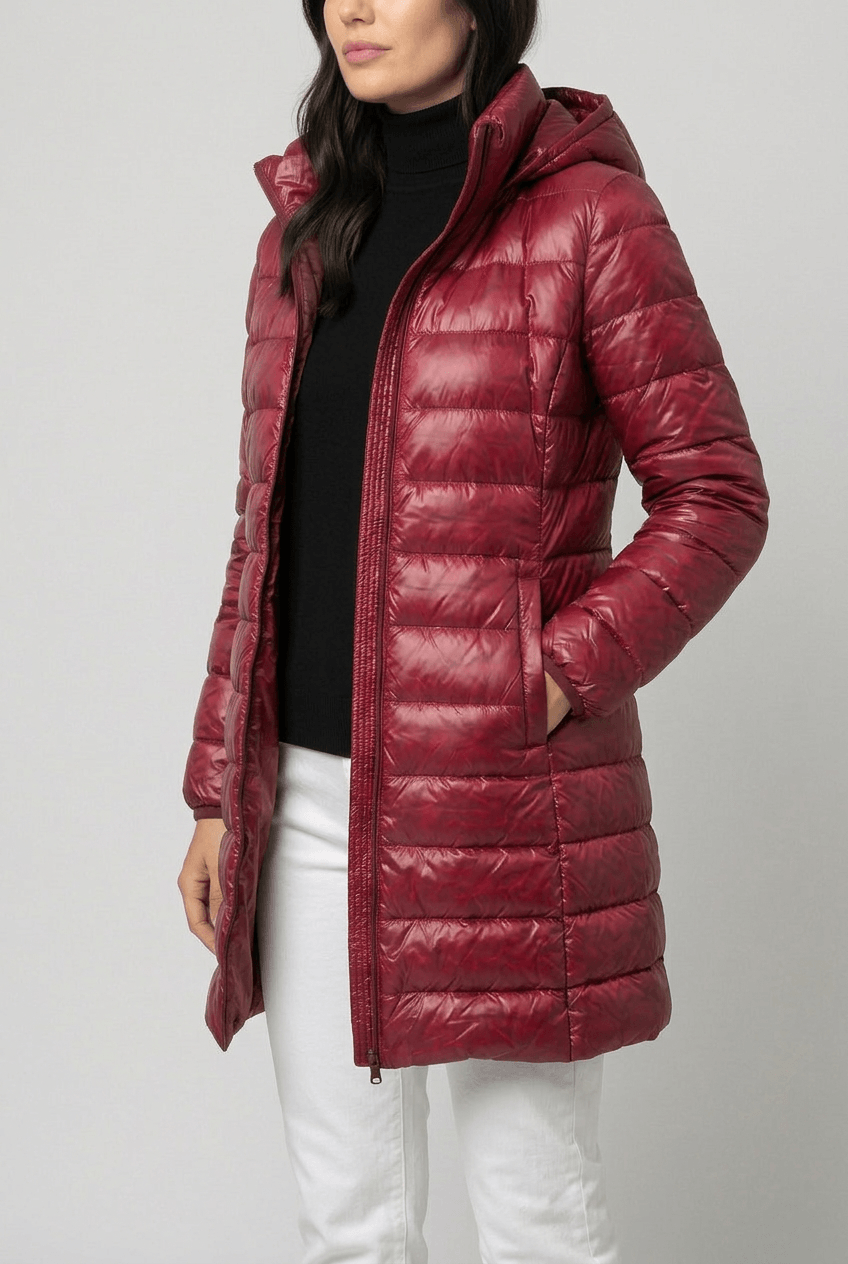 Dames Lichtgewicht Puffer Jas | Capuchon en Rits