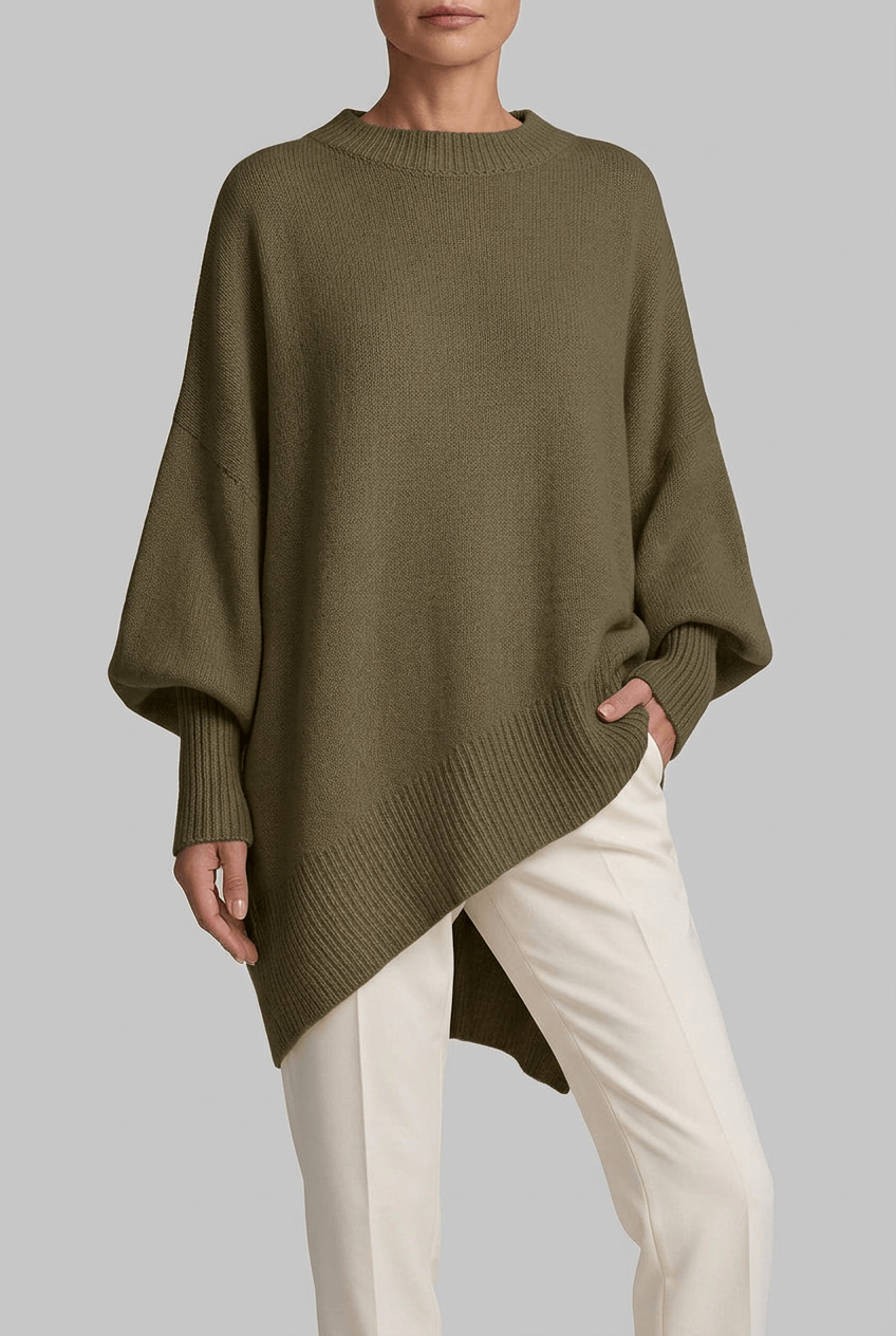 Dames Oversized Trui | Asymmetrische Zoom