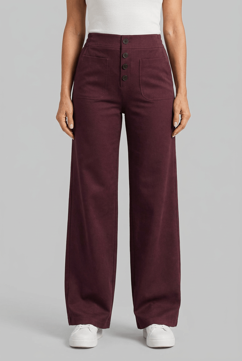Dames Jeans met Hoge Taille | Straight Wide Leg
