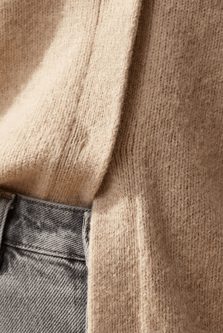 Dames Gebreid vest | Ronde Hals & Knoopsluiting