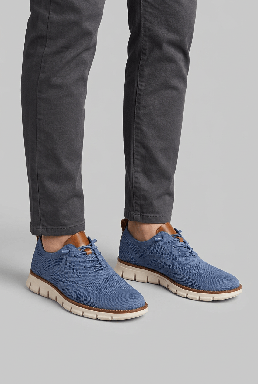 Sneakers Heren | Gebreid met Veters & Orthopedisch