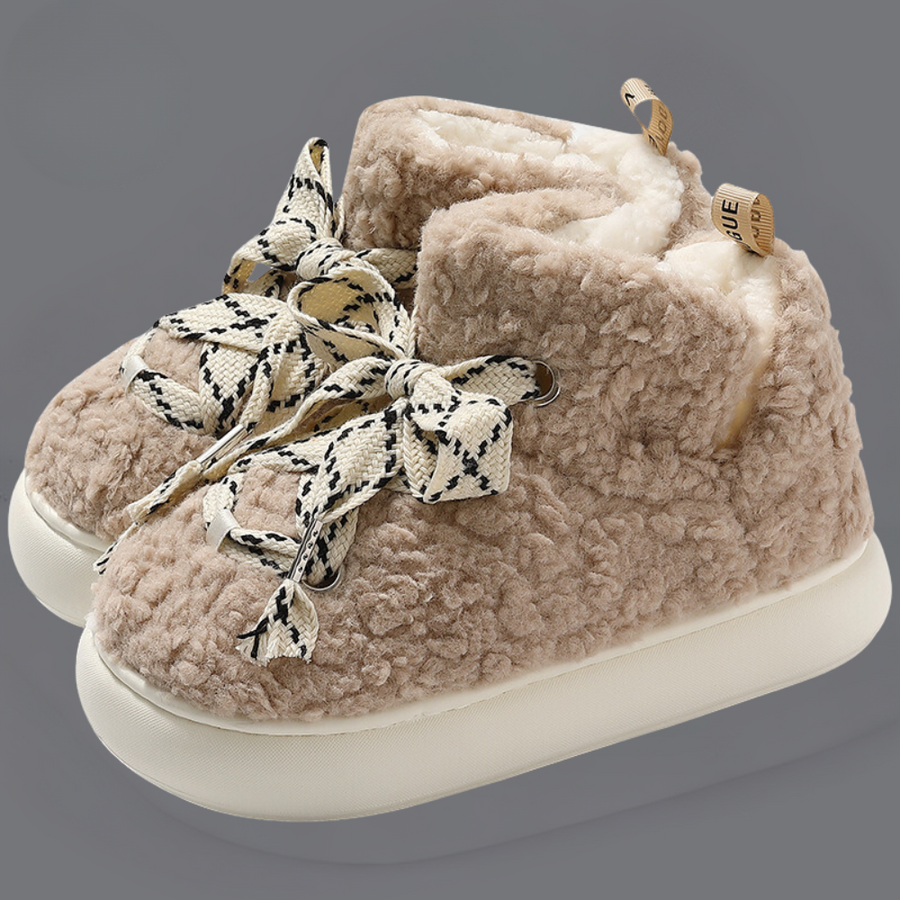 Serena - Warme en Comfortabele Pluche Wintersloffen voor Dames