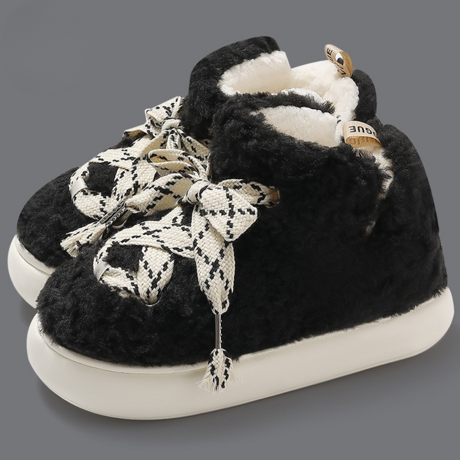 Serena - Warme en Comfortabele Pluche Wintersloffen voor Dames