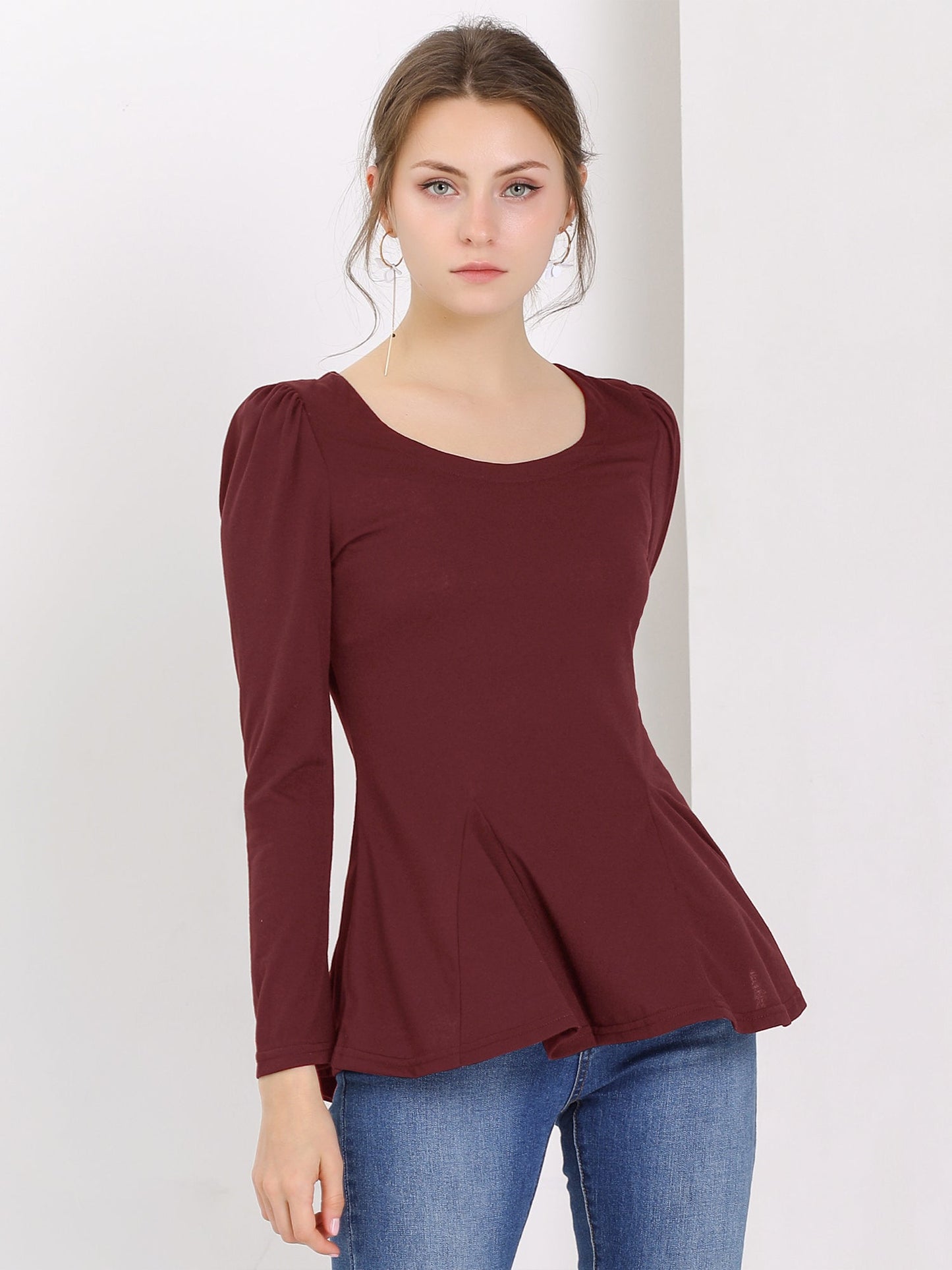 Mila Shirt Dames | Lange Mouwen & Ronde Hals