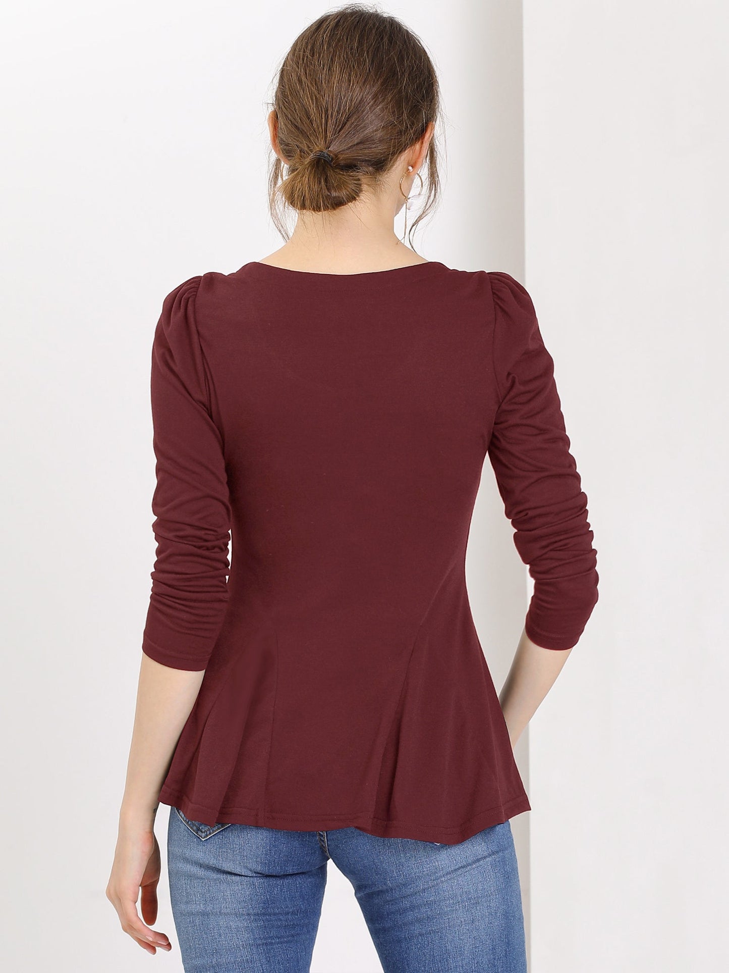 Mila Shirt Dames | Lange Mouwen & Ronde Hals