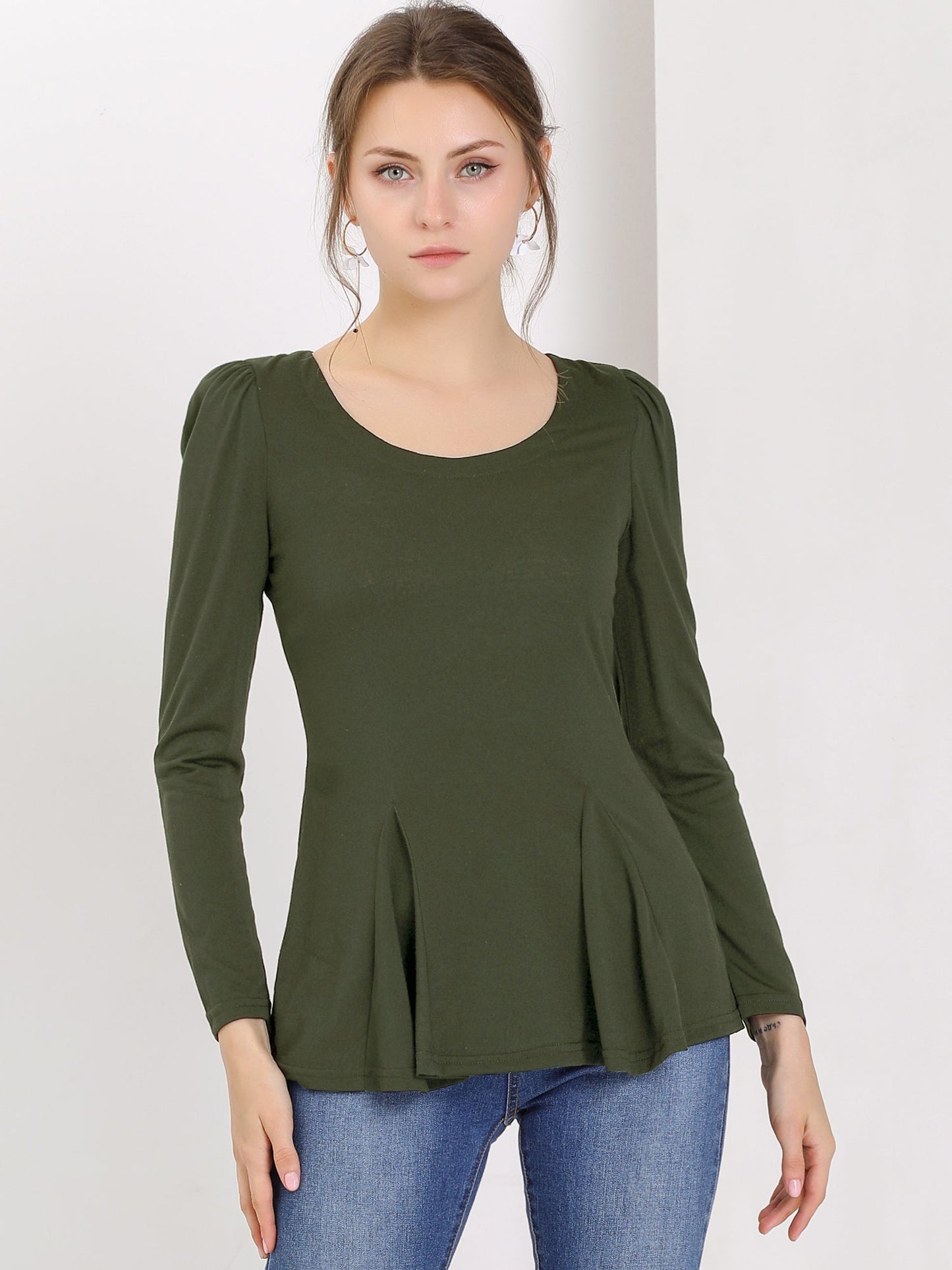 Mila Shirt Dames | Lange Mouwen & Ronde Hals