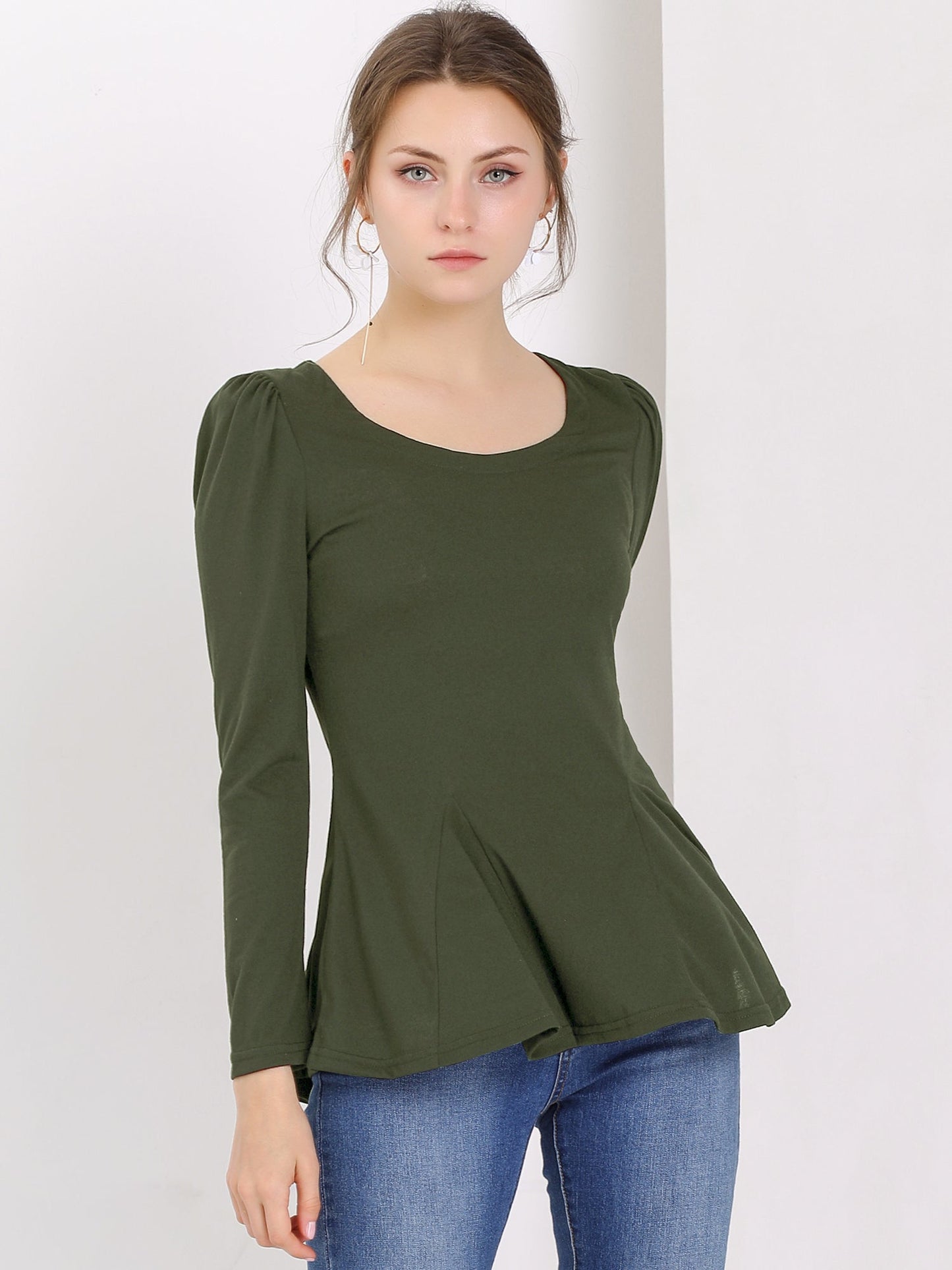 Mila Shirt Dames | Lange Mouwen & Ronde Hals