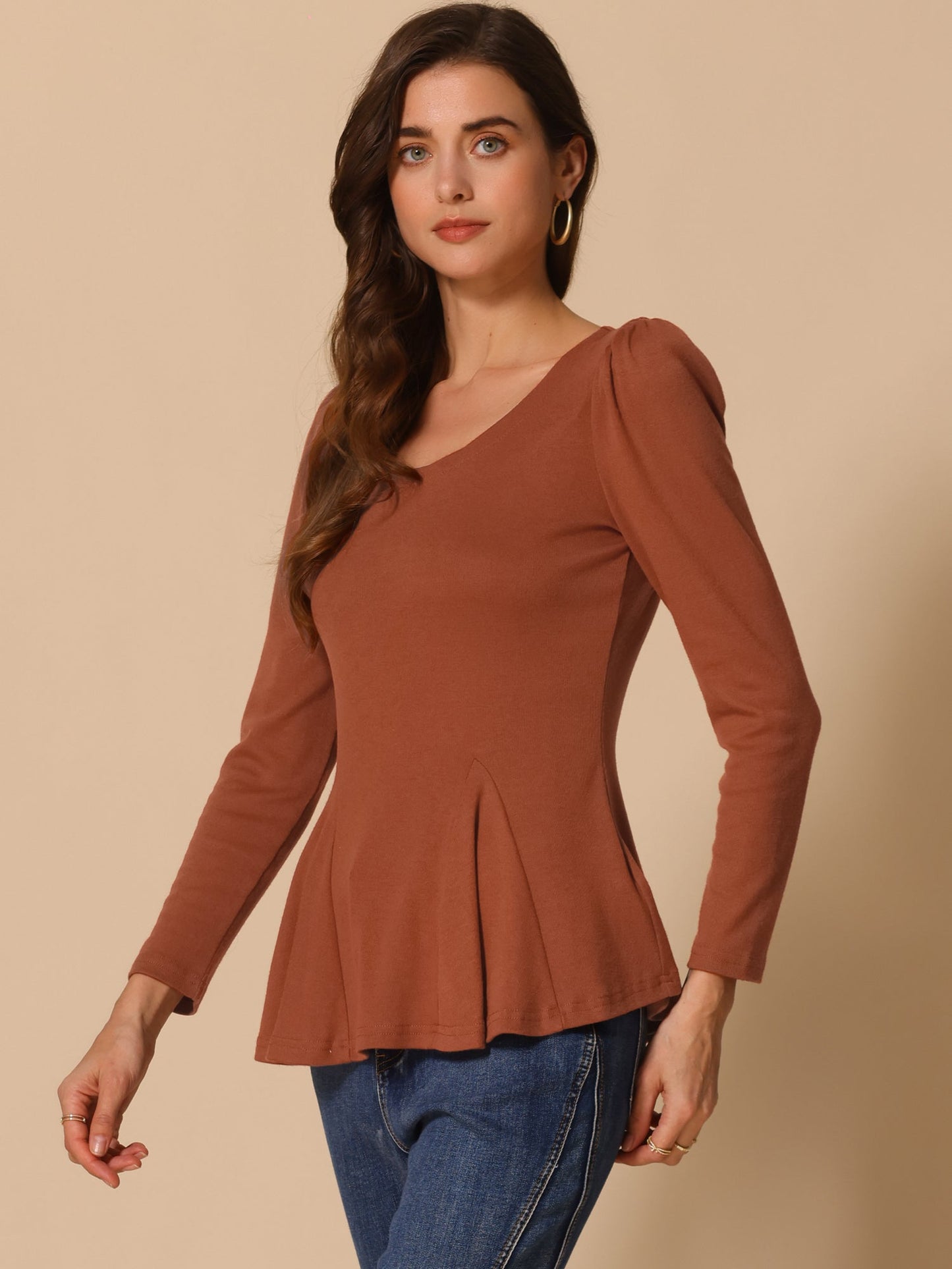 Mila Shirt Dames | Lange Mouwen & Ronde Hals