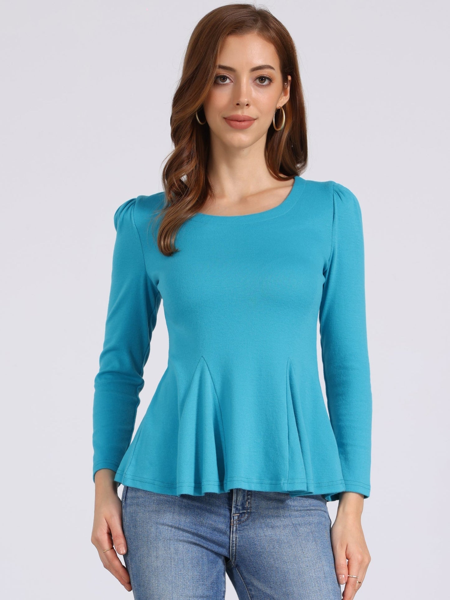 Mila Shirt Dames | Lange Mouwen & Ronde Hals