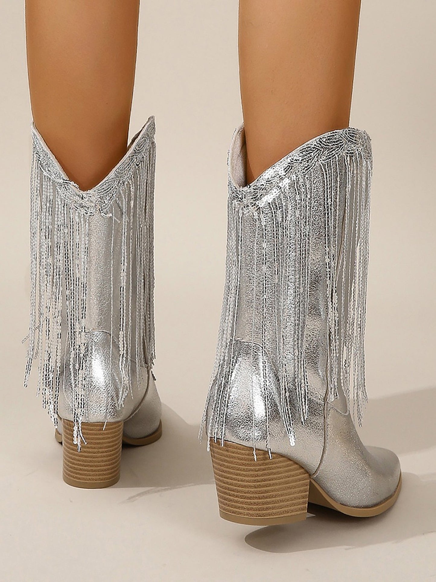 Sierra Cowgirl Laarzen | Metallic Glans & Franjes