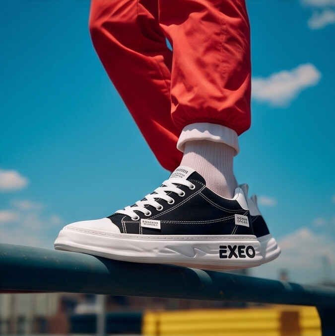 Heren Platform Sneakers | Gestikte Labels