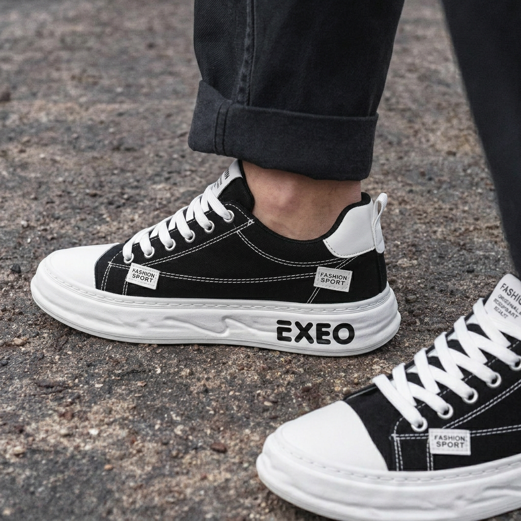 Heren Platform Sneakers | Gestikte Labels