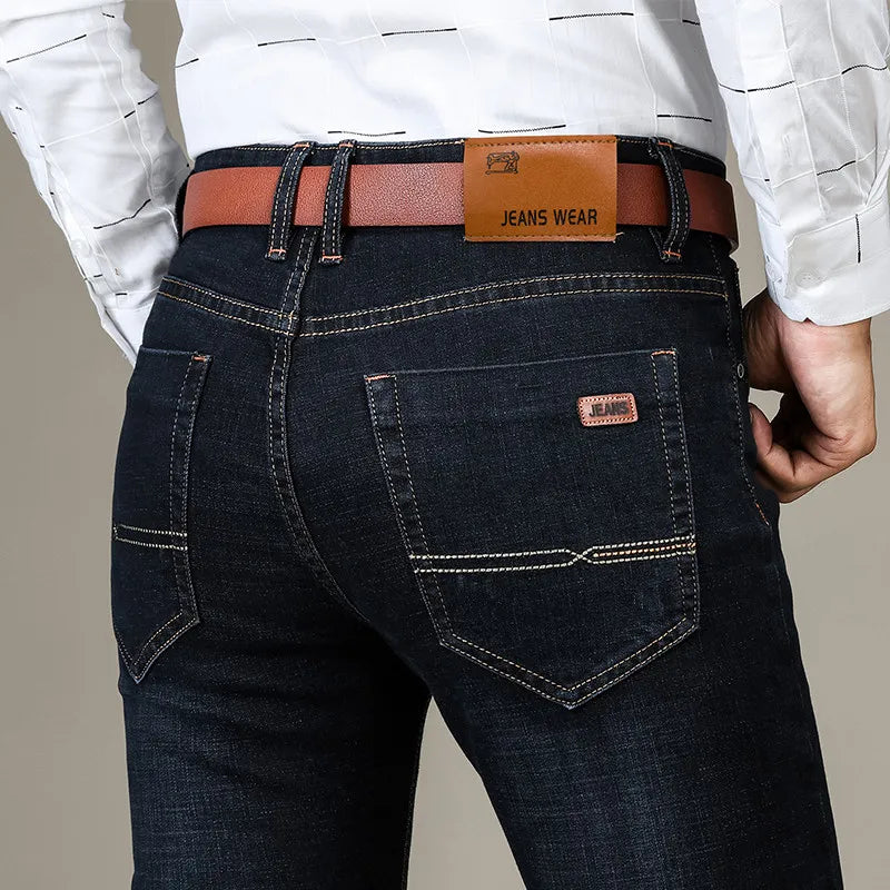 Heren Stretch Jeans – Slim Fit Comfortabele Spijkerbroek