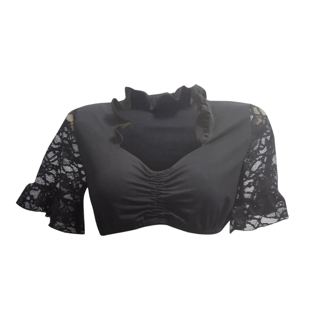 Oktoberfest Blouse | Traditionele Dirndl Kanten Damesblouse