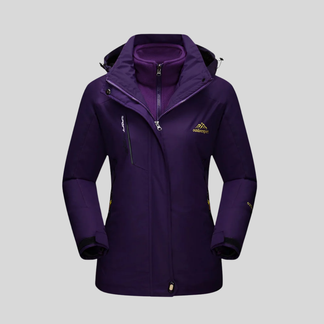 Dames Ski Jas | Gelaagd Ontwerp & Functioneel Wintercomfort