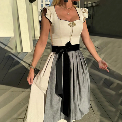 Oktoberfest Dirndl Wit | Traditioneel Dames Kostuum
