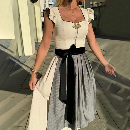 Oktoberfest Dirndl Wit | Traditioneel Dames Kostuum