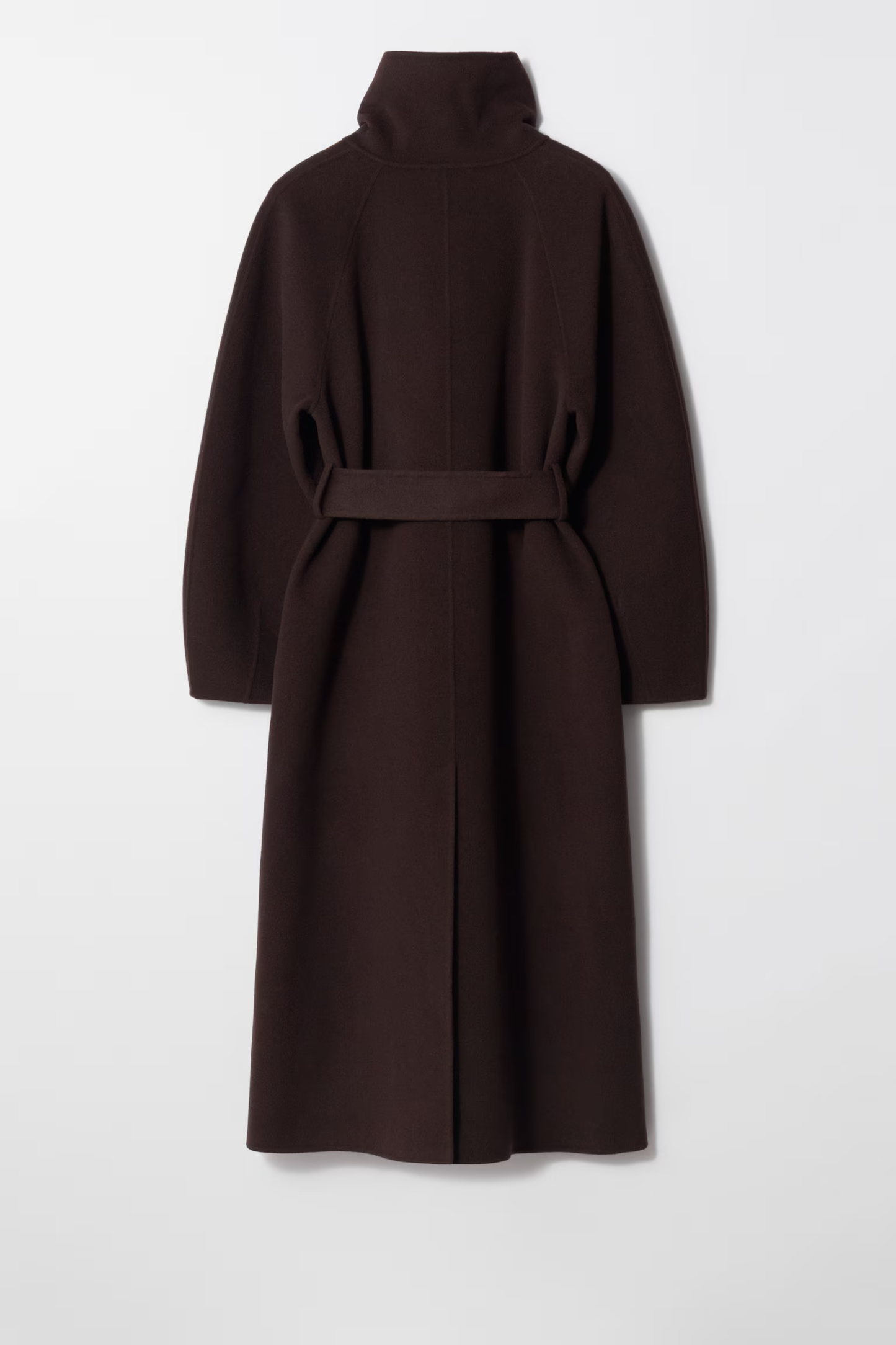 Lange Dames Manteljas | Minimalistische Ontwerp & Hoogsluitende Kraag