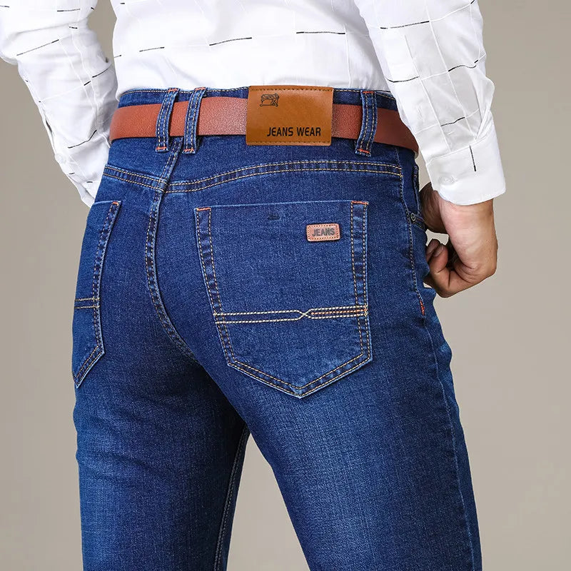 Heren Stretch Jeans – Slim Fit Comfortabele Spijkerbroek