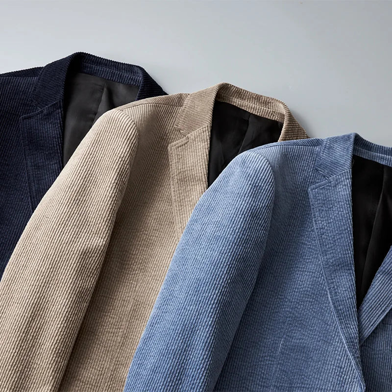 Valerio - Stijlvolle Corduroy Blazer voor Heren