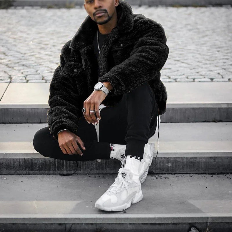 Zayden - Luxe Teddy Herenjas: Urban Warmte in Stijl