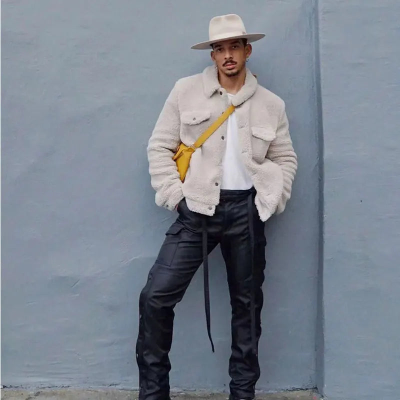 Zayden - Luxe Teddy Herenjas: Urban Warmte in Stijl