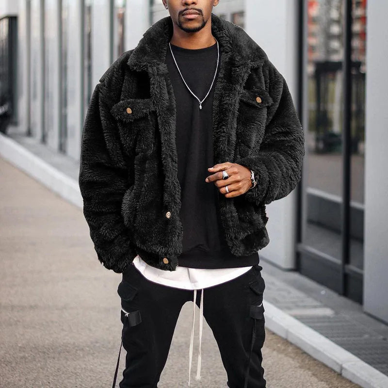 Zayden - Luxe Teddy Herenjas: Urban Warmte in Stijl