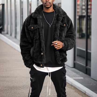 Zayden - Luxe Teddy Herenjas: Urban Warmte in Stijl