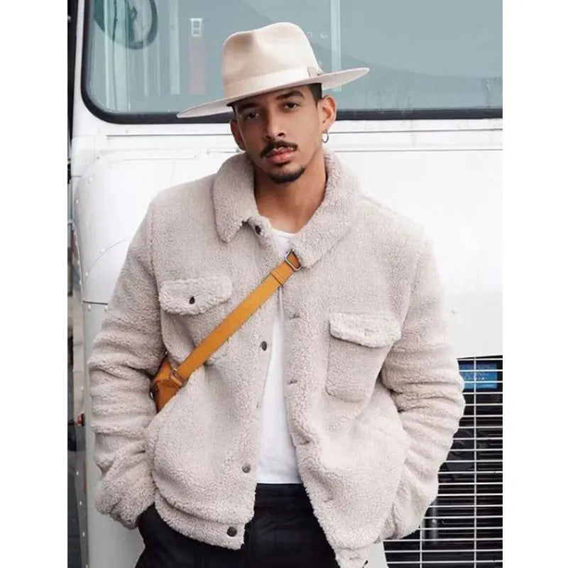 Zayden - Luxe Teddy Herenjas: Urban Warmte in Stijl