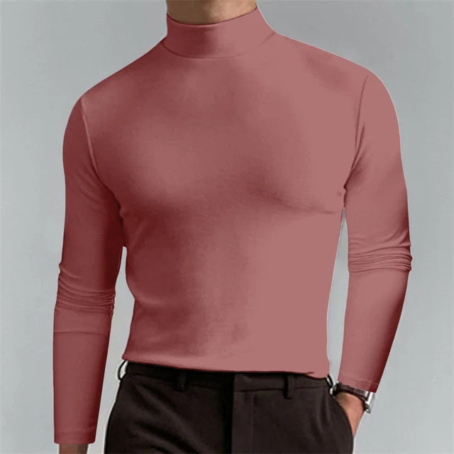 Milo Slim Fit Coltrui Heren | Lange Mouw