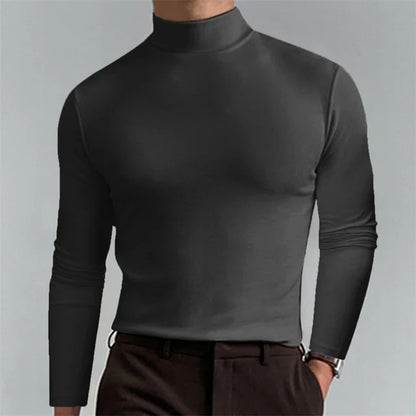 Milo Slim Fit Coltrui Heren | Lange Mouw