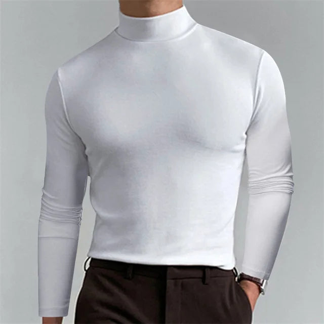 Milo Slim Fit Coltrui Heren | Lange Mouw