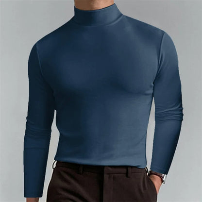 Milo Slim Fit Coltrui Heren | Lange Mouw