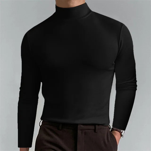 Milo Slim Fit Coltrui Heren | Lange Mouw