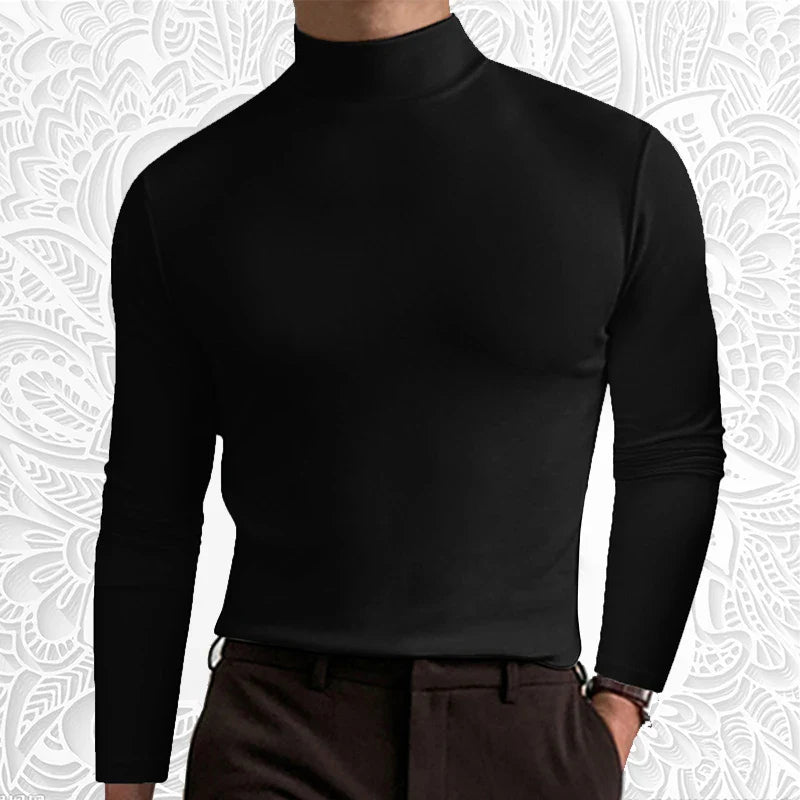 Milo Slim Fit Coltrui Heren | Lange Mouw