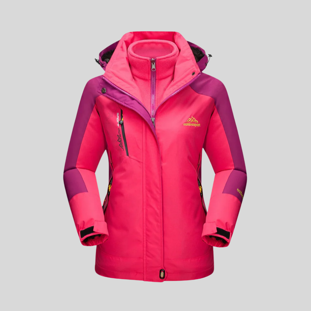 Dames Ski Jas | Gelaagd Ontwerp & Functioneel Wintercomfort
