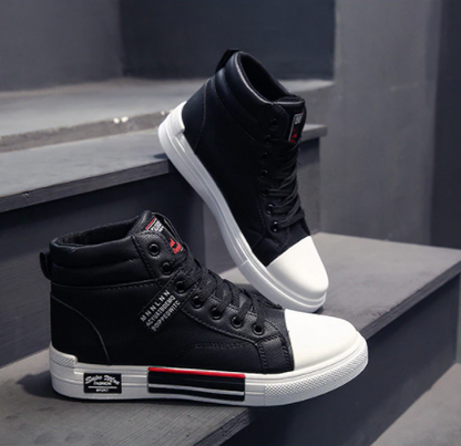 Modieuze Heren High-Top Sneakers – Comfortabele en Trendy Casual Schoenen