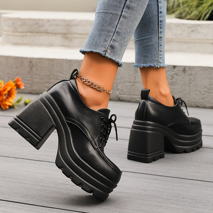 Dames Plateau Schoenen | Chunky Blokhak